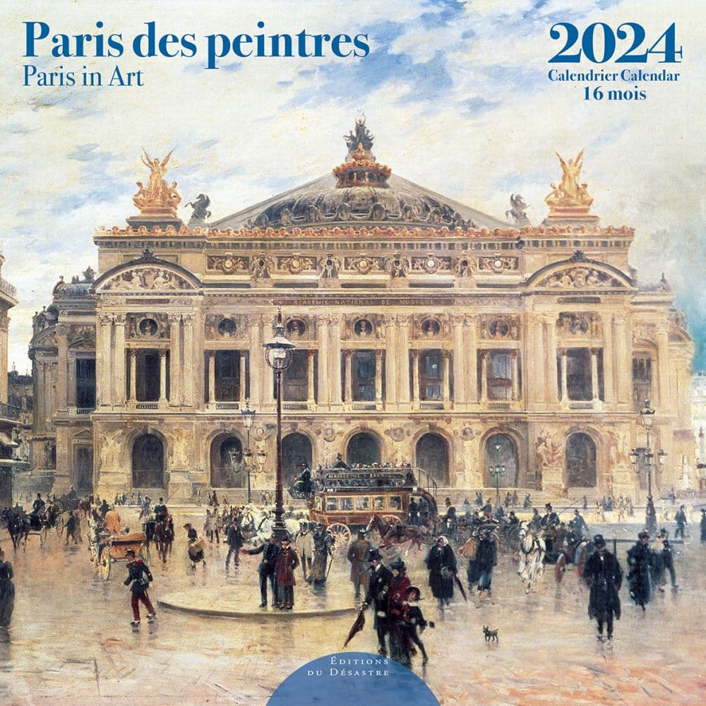 Calendrier mural - 2024 - Editions du Désastre - Les chats dans l'art - 300  x 300 mm