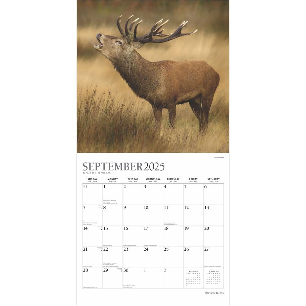 Monster Bucks Plato 2025 Wall Calendar Third Alternate Image