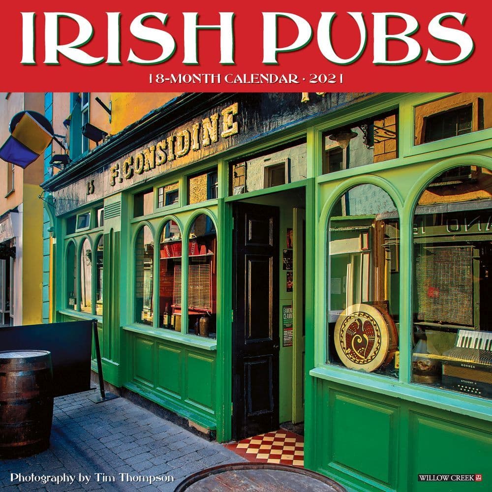 2021 Irish Pubs Wall Calendar