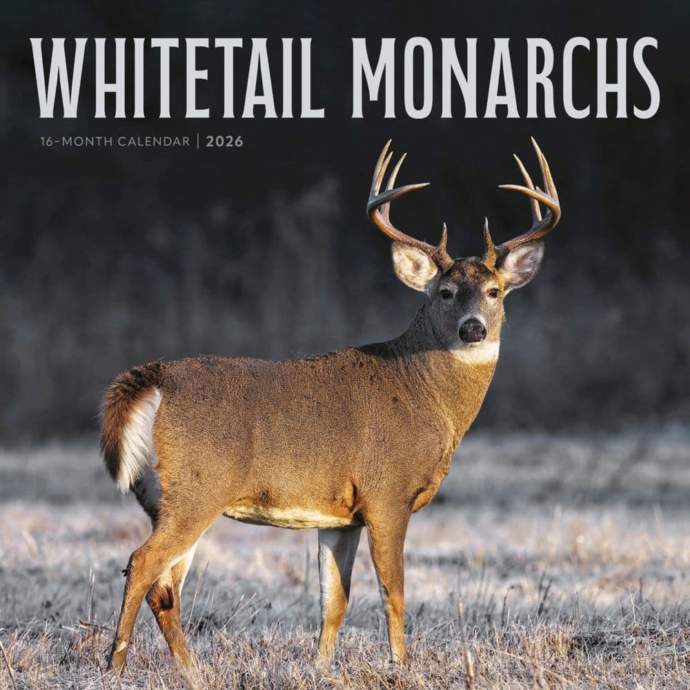 Whitetail Monarchs 2026 Wall Calendar Main Image