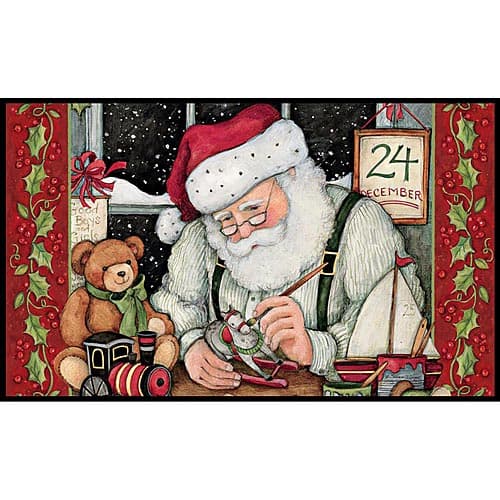 Susan Winget Santa's Workshop Doormat Main Image