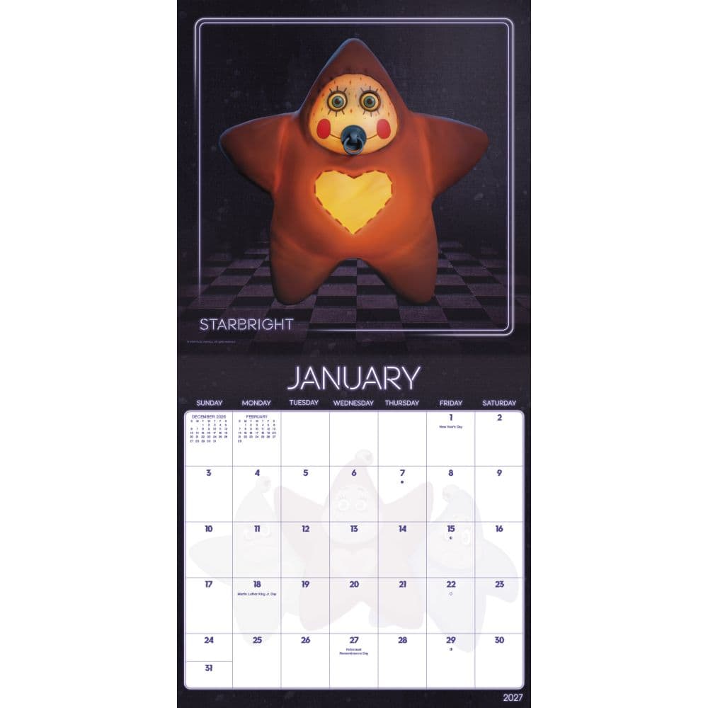 Five Nights at Freddys 2027 Wall Calendar Second Alternate Image