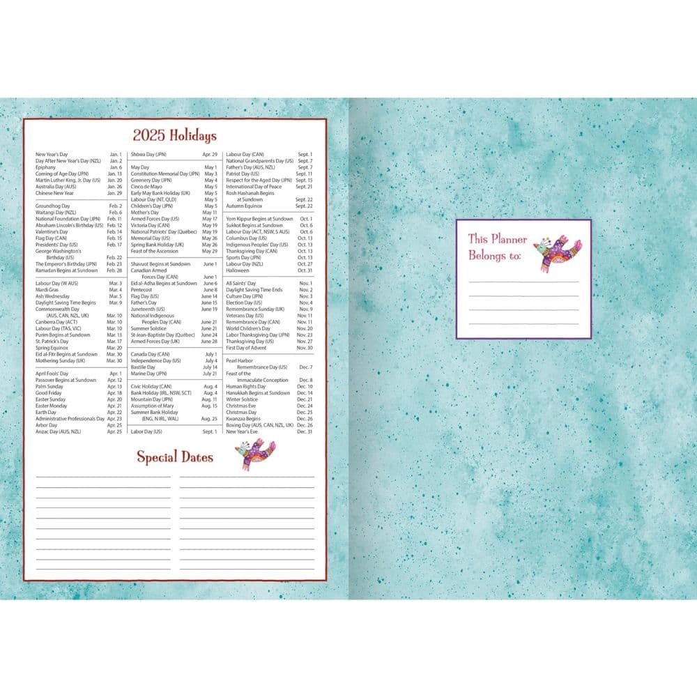 Simple Inspirations by Debi Hron 2025 Monthly Planner Second Alternate Image width=&quot;1000&quot; height=&quot;1000&quot;