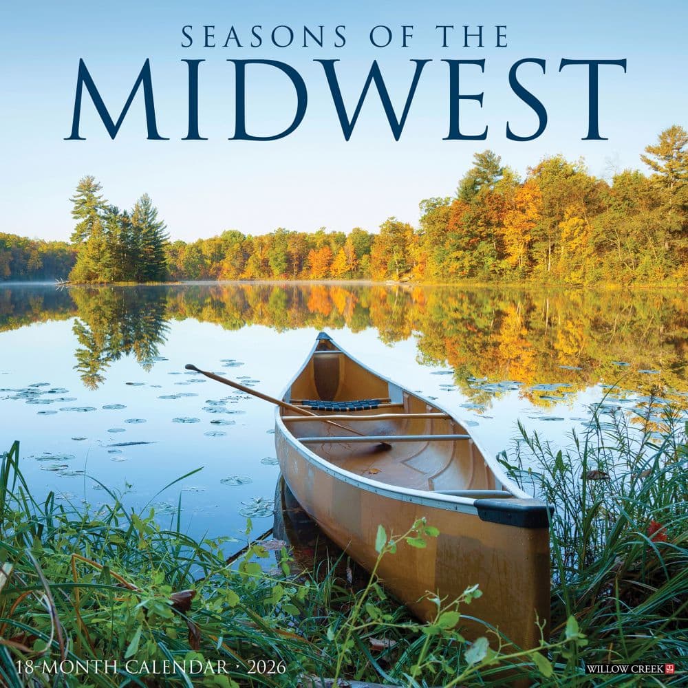 Seasons of the Midwest 2026 Wall Calendar Main Image