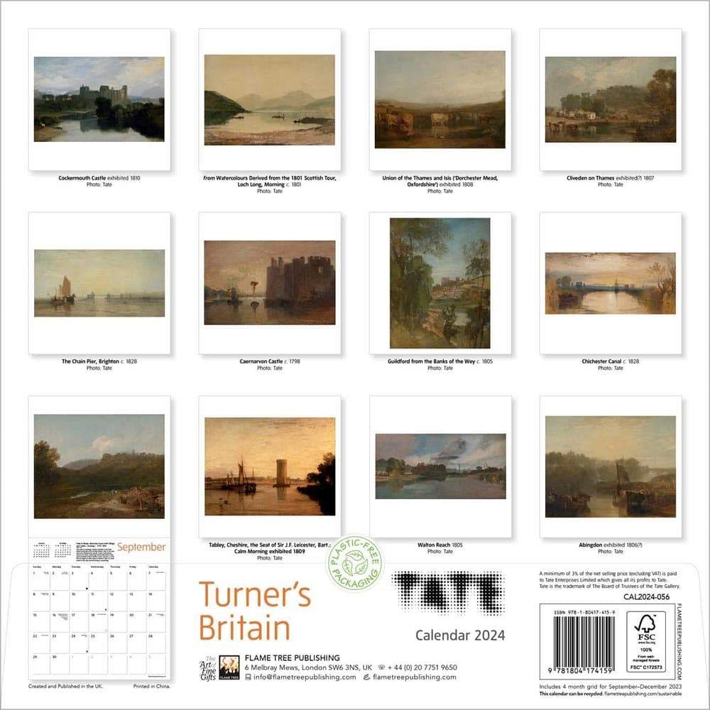 Turners England Tate Wall back cover  width=''1000'' height=''1000''