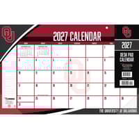 image Oklahoma Sooners 2027 Desk Pad 17" X 11" Main Product Image