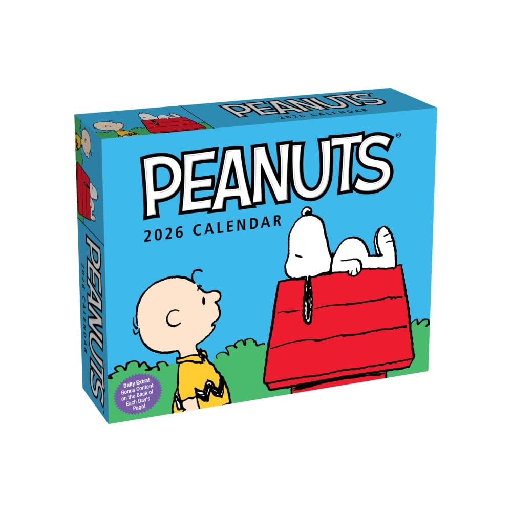 Peanuts 2026 Desk Calendar Main Image