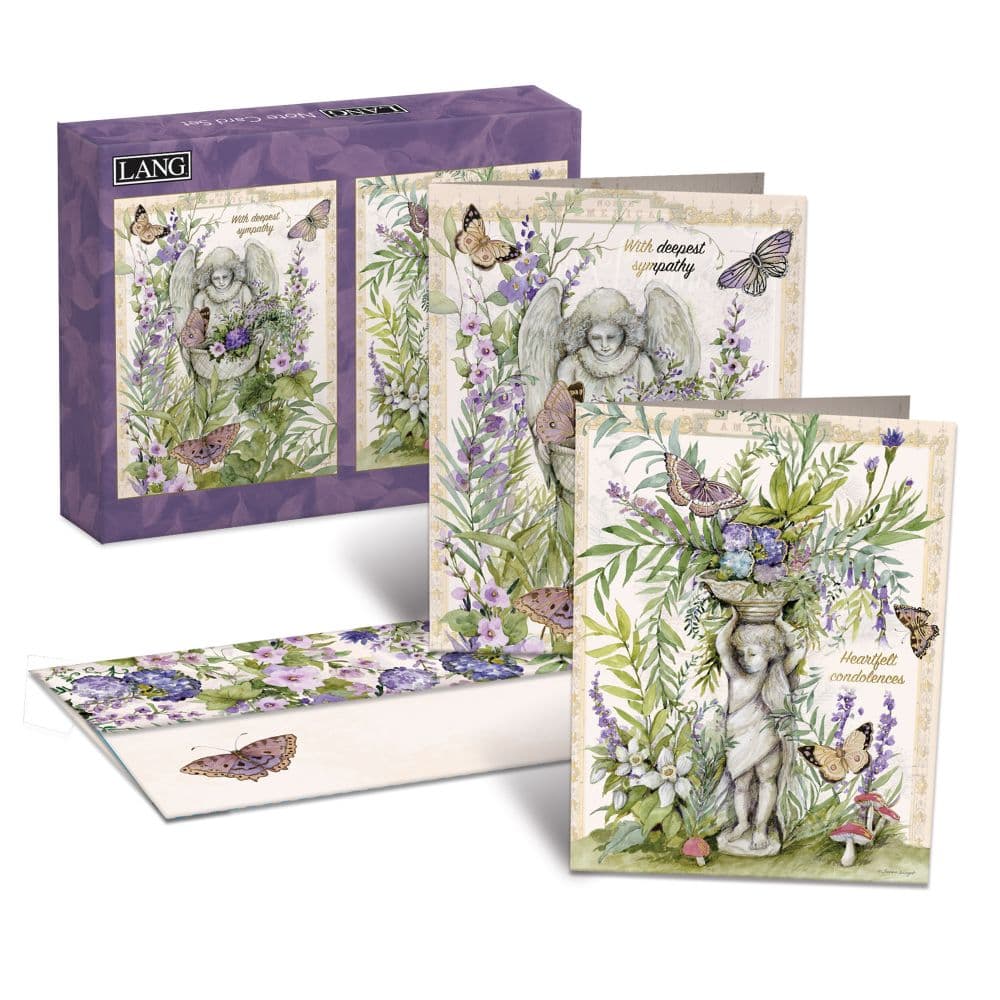 Verdant Garden Sympathy Assorted Boxed Note Cards Main Product Image