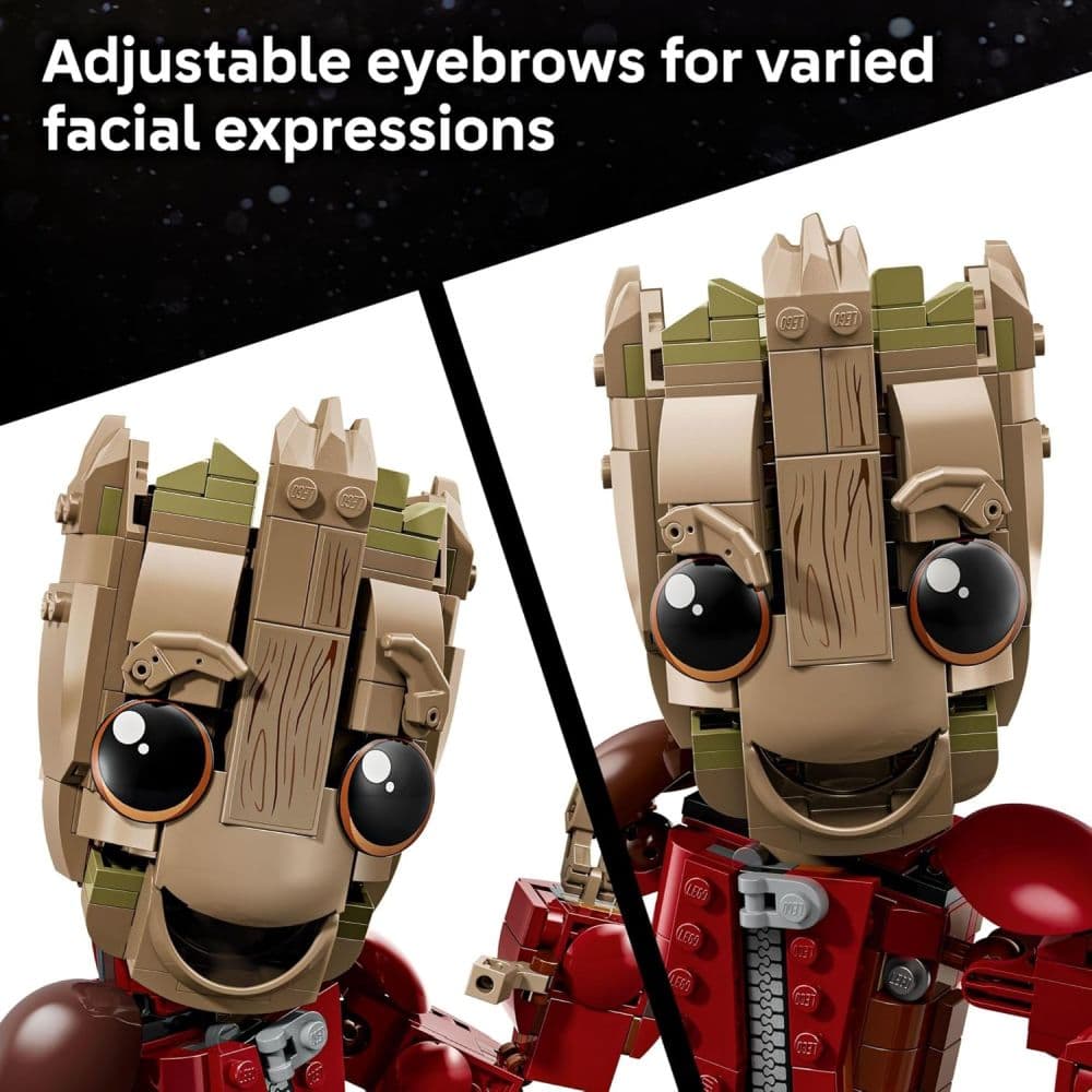 LEGO Marvel Ravager Jumpsuit Groot Building Set Third Alternate Image