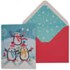 image Skiing Penguins 10 Count Boxed Christmas Cards