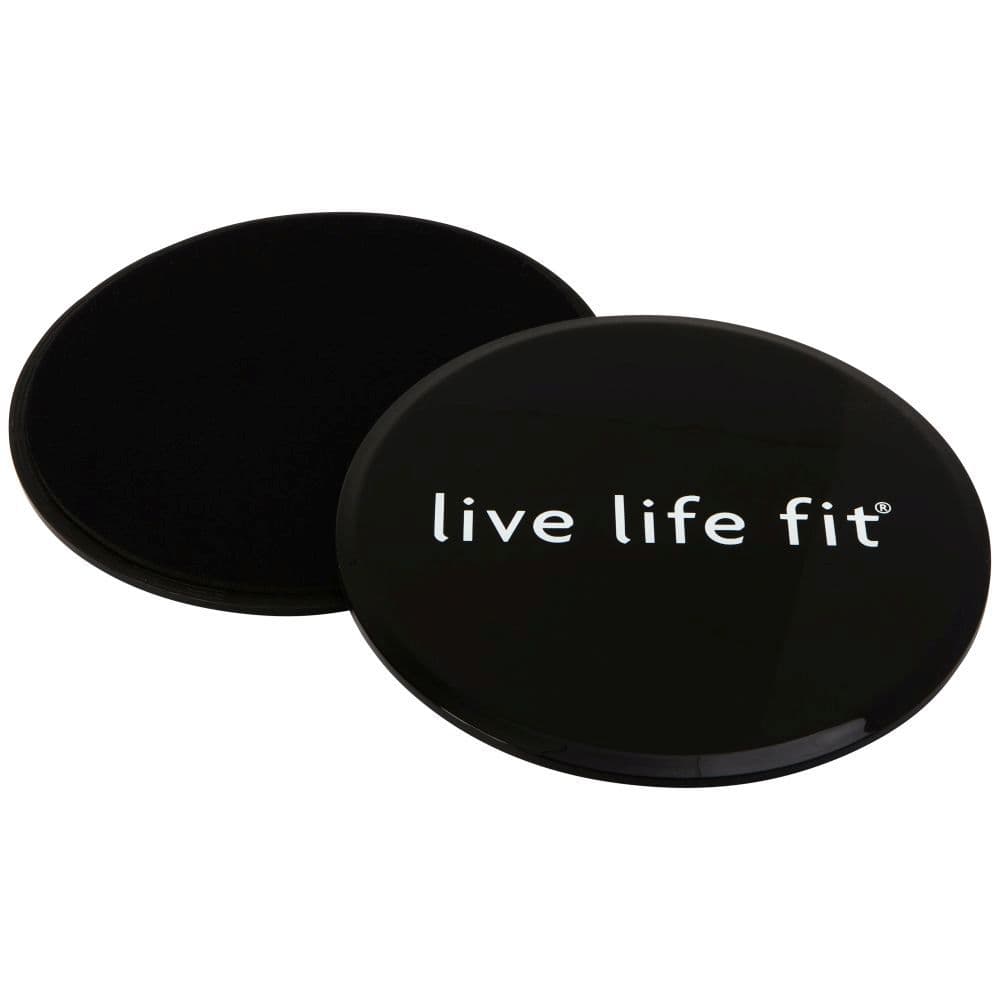 Fitness Disc Sliders (Black) Alternate Image 2