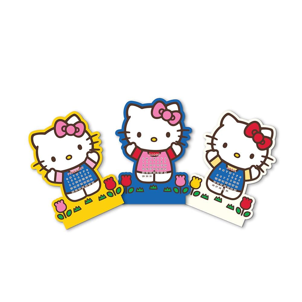 Hello Kitty Playful Pink 2026 Mini Desk Calendar Fourth Alternate Image