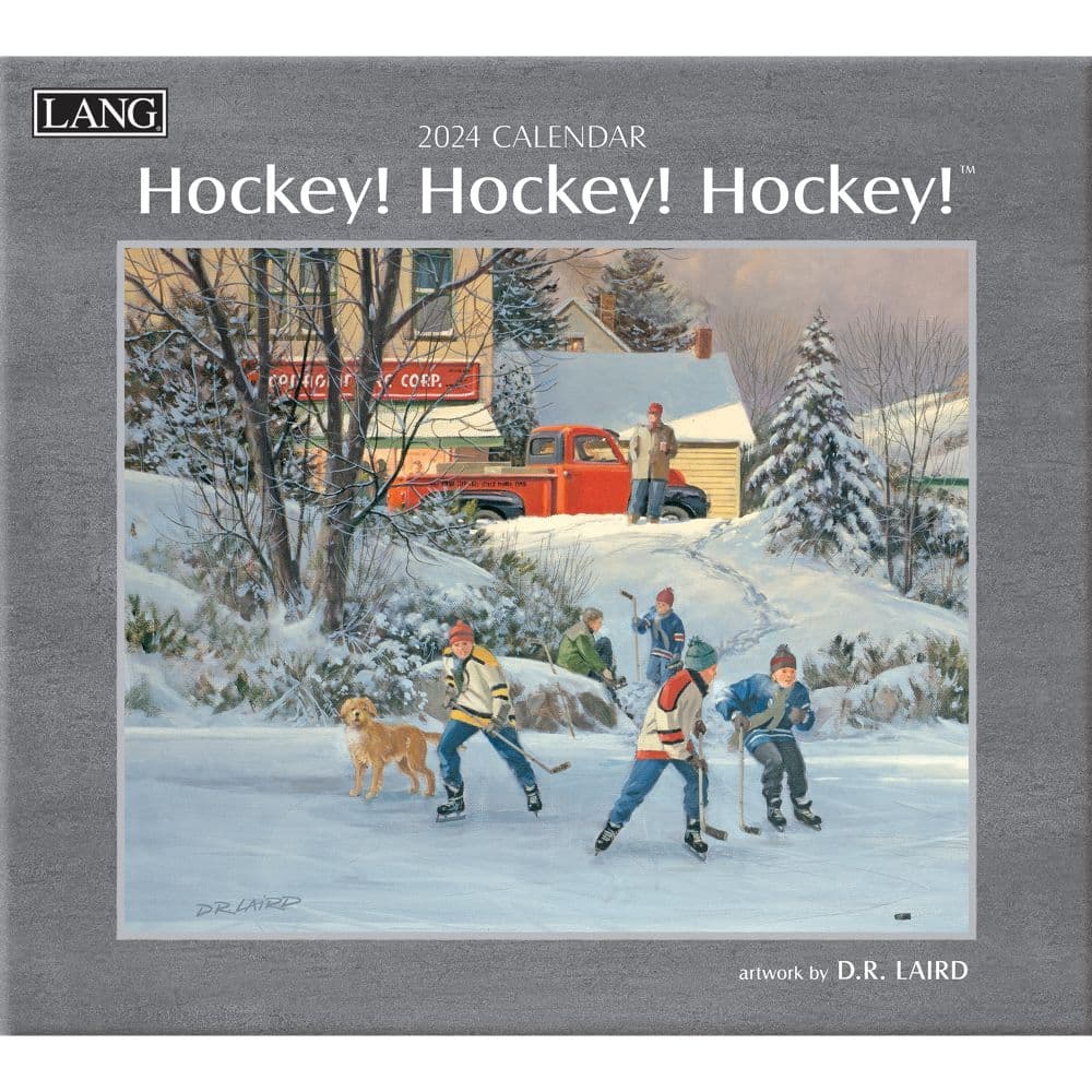 Hockey Hockey Hockey 2024 Wall Calendar