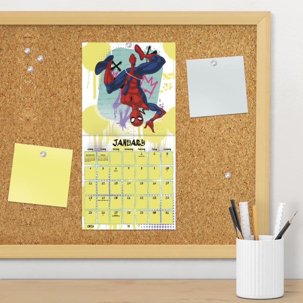 Spider-Man 2026 Mini Wall Calendar Fourth Alternate Image
