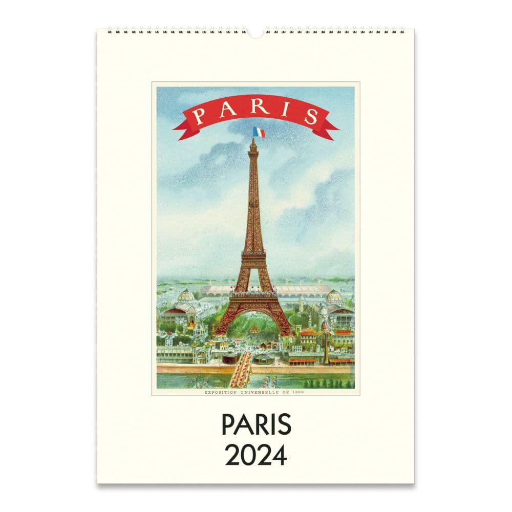 Paris Art 2025 Poster Wall Calendar