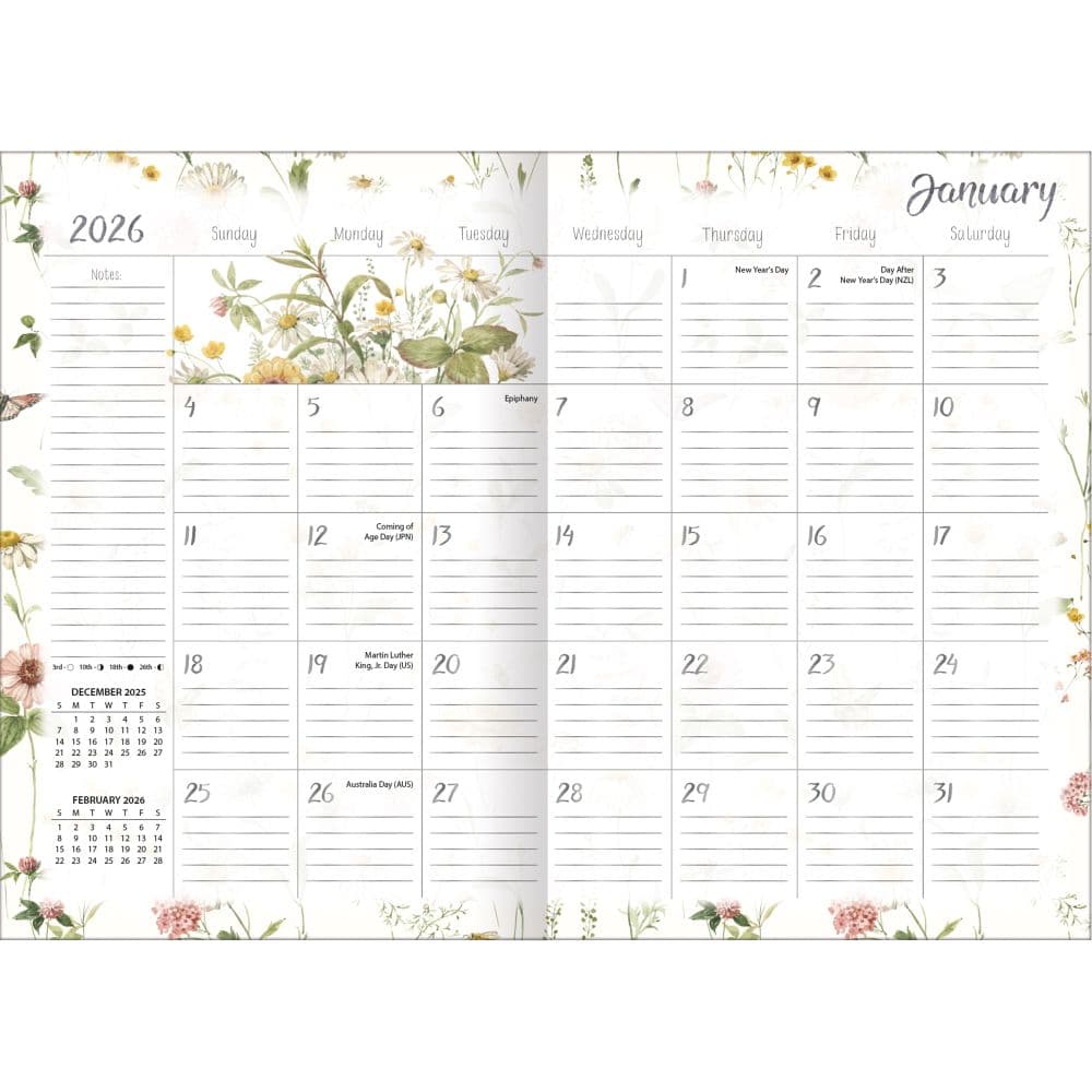 Watercolor Seasons Monthly 2026 Pocket Planner_ALT2
