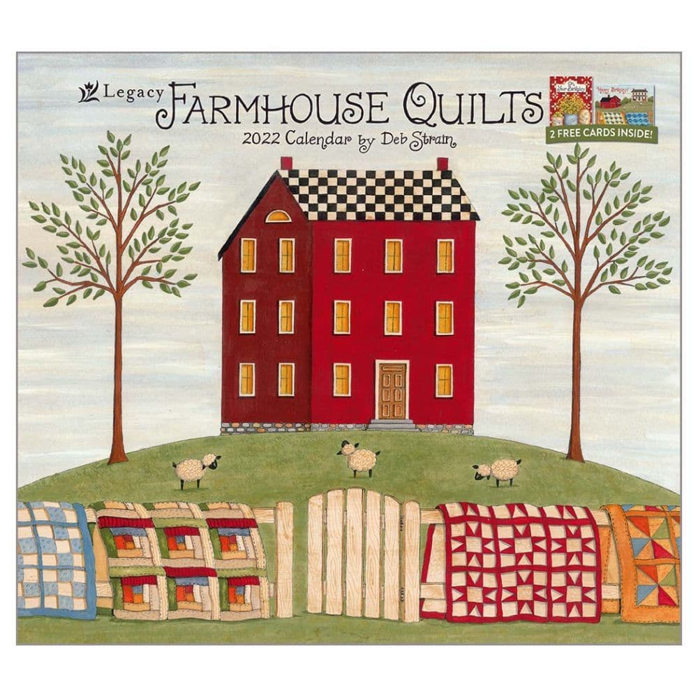 Farmhouse Quilts 2022 Wall Calendar 