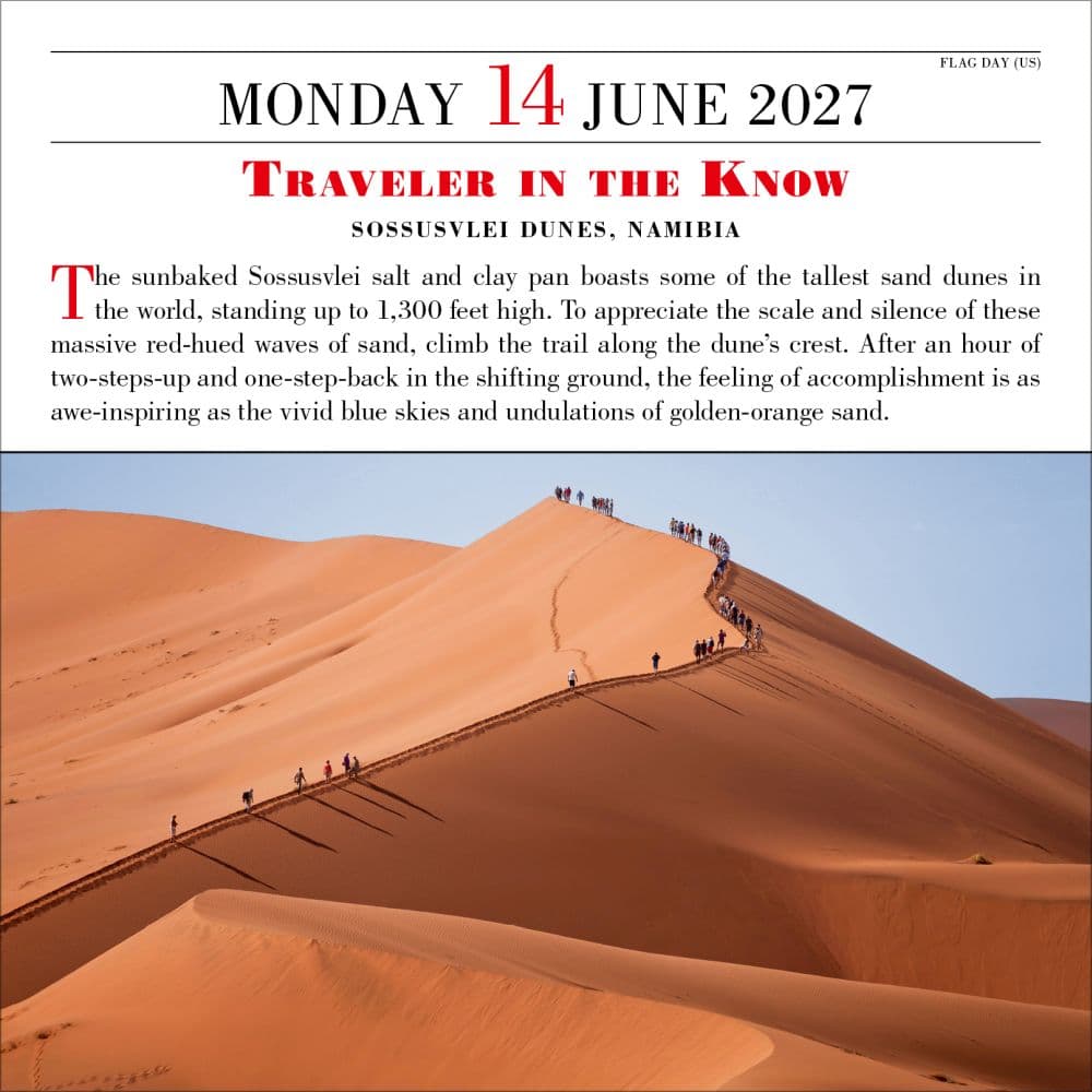 1000 Places to See Before You Die 2027 Page-A-Day Desk Calendar Third Alternate Image