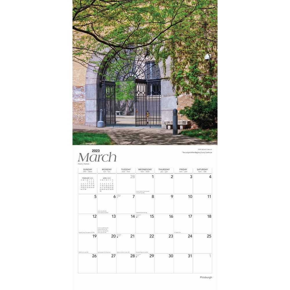 Pittsburgh 2023 Wall Calendar - Calendars.com