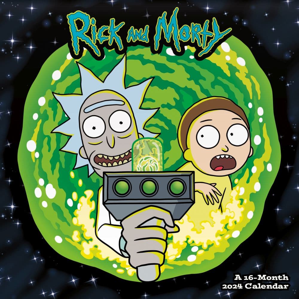 Rick & Morty 2024 Mini Wall Calendar