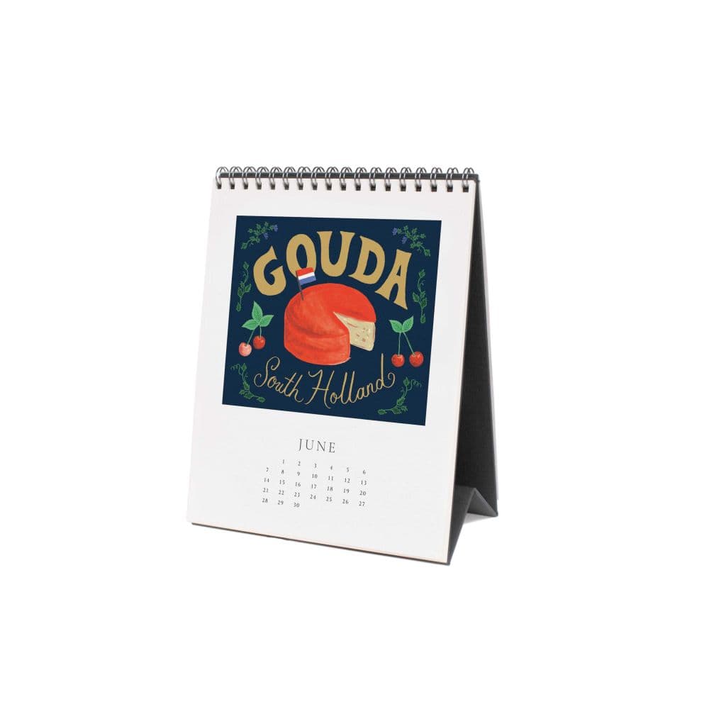 Cheese 2026 Easel Desk Calendar Sixth Alternate Image