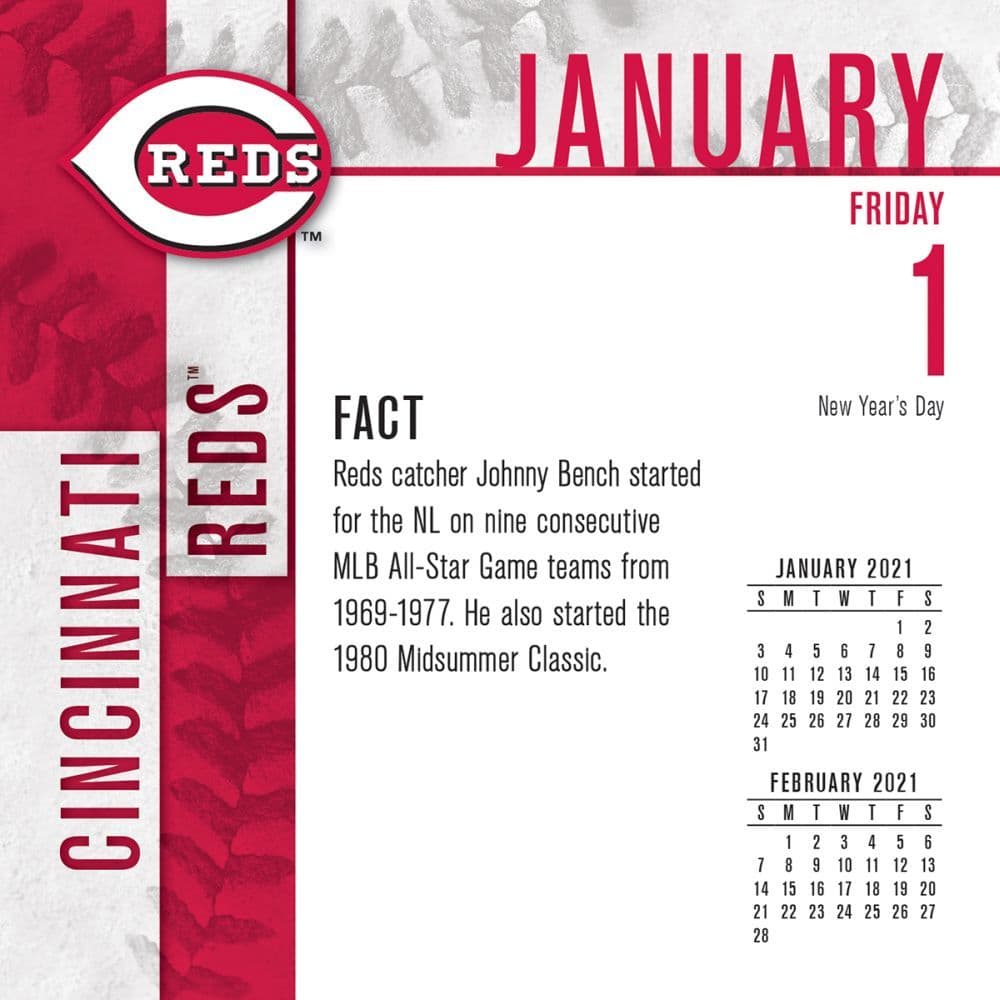 Cincinnati Reds Desk Calendar Calendars Com