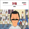 image Bobs Burgers 2025 Desk Calendar Second Alternate Image width=&quot;1000&quot; height=&quot;1000&quot;