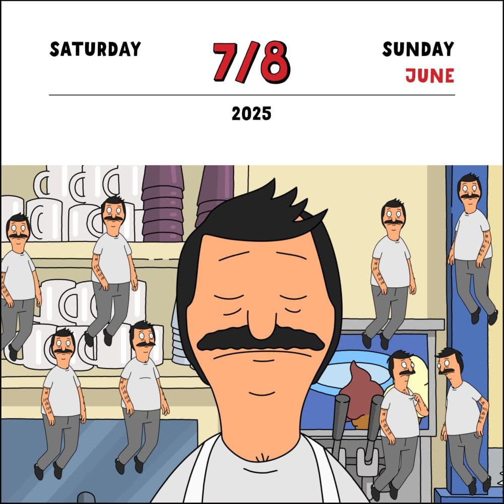 Bobs Burgers 2025 Desk Calendar Second Alternate Image width=&quot;1000&quot; height=&quot;1000&quot;