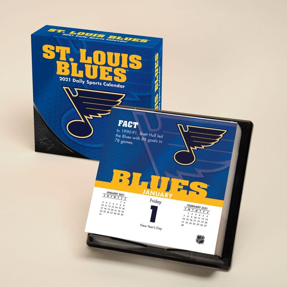 St Louis Blues Desk Calendar