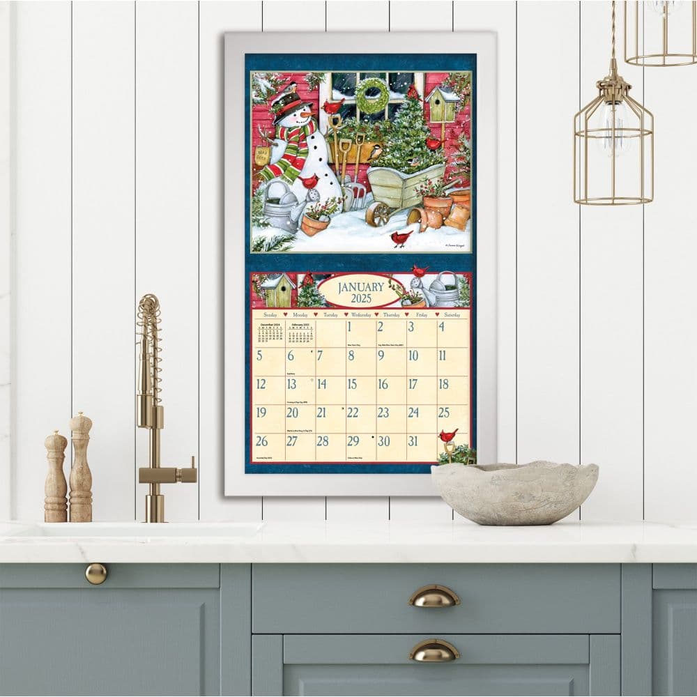 Heart and Home by Susan Winget 2025 Wall Calendar