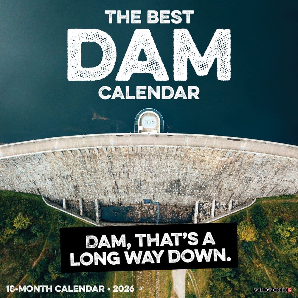 Best Dam 2026 Wall Calendar Main Image