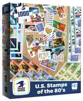 image United States Post Office U.S. Stamps of the 80s 1000 Piece Puzzle Main Image