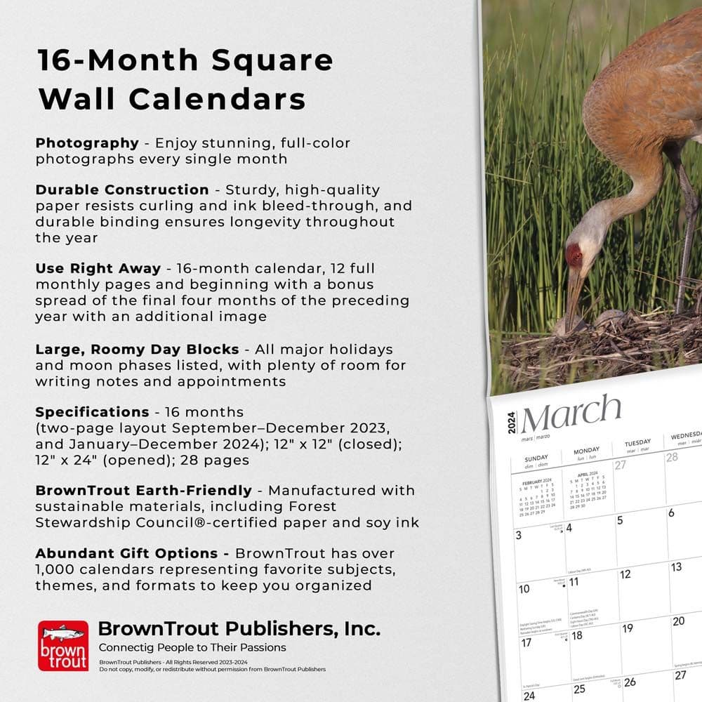 Wisconsin Wild and Scenic 2024 Wall Calendar Fourth Alternate  Image width=&quot;1000&quot; height=&quot;1000&quot;