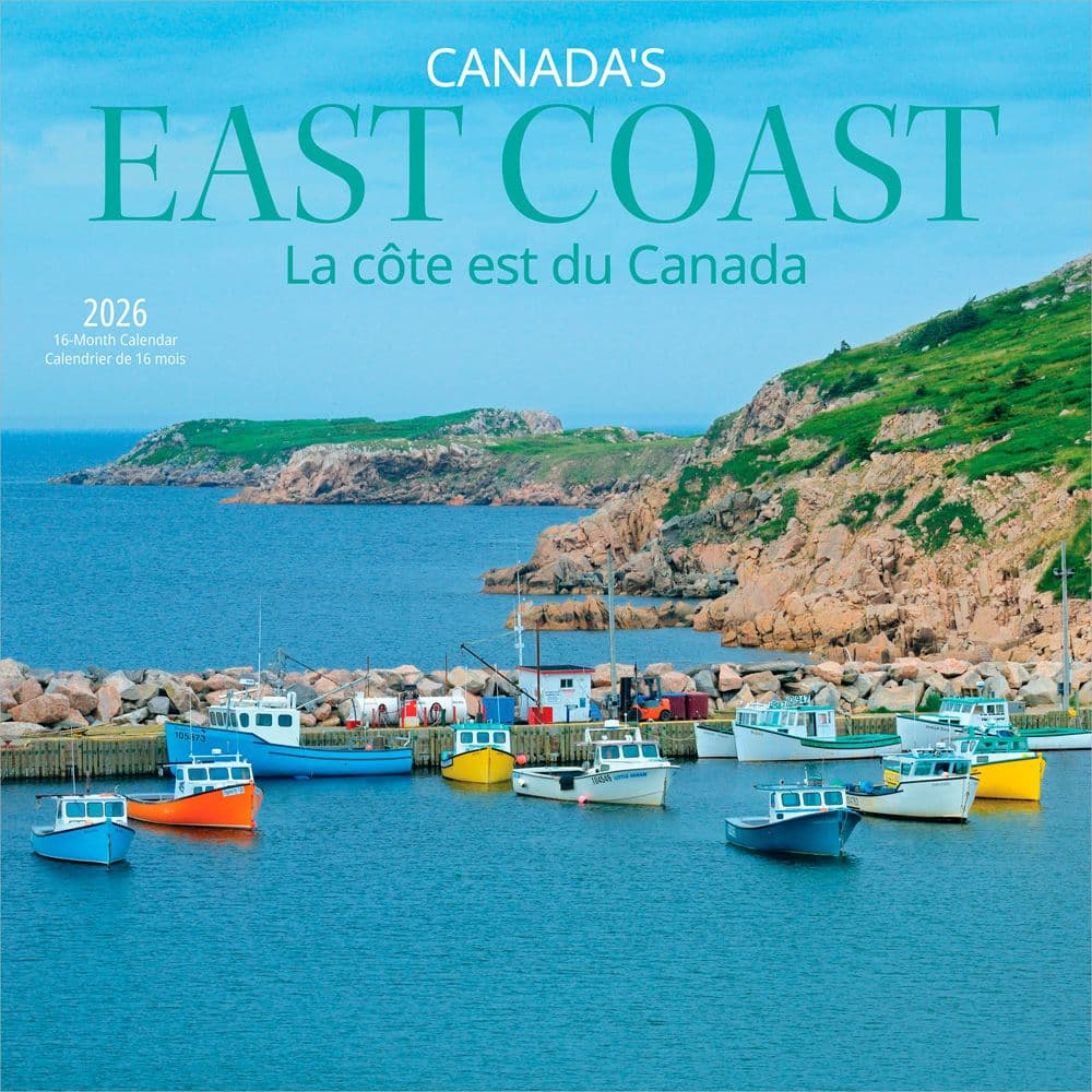 Canadas East Coast 2026 Wall Calendar Main Image