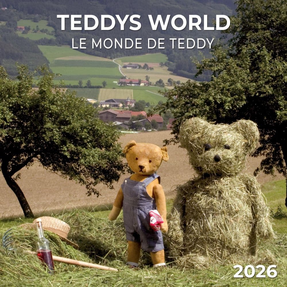 Teddys World 2026 Wall Calendar Main Image