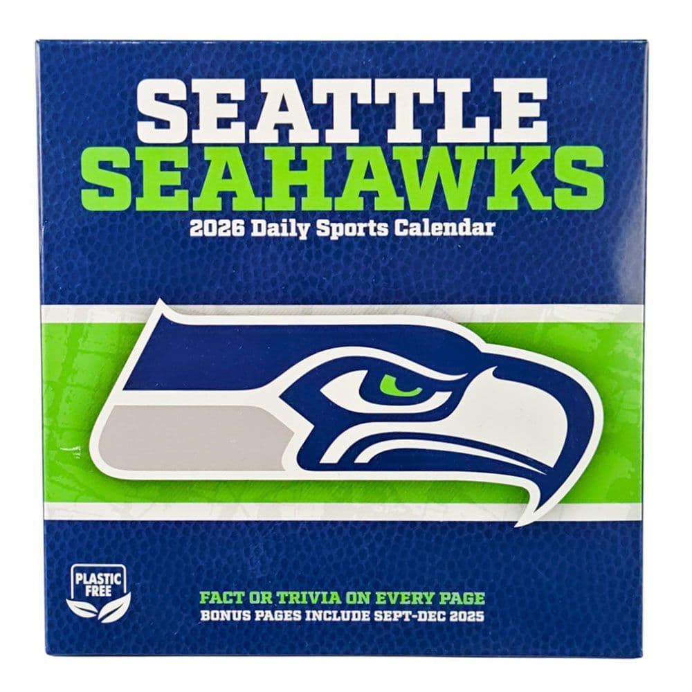 NFL Seattle Seahawks 2026 Desk Calendar First Alternate Image