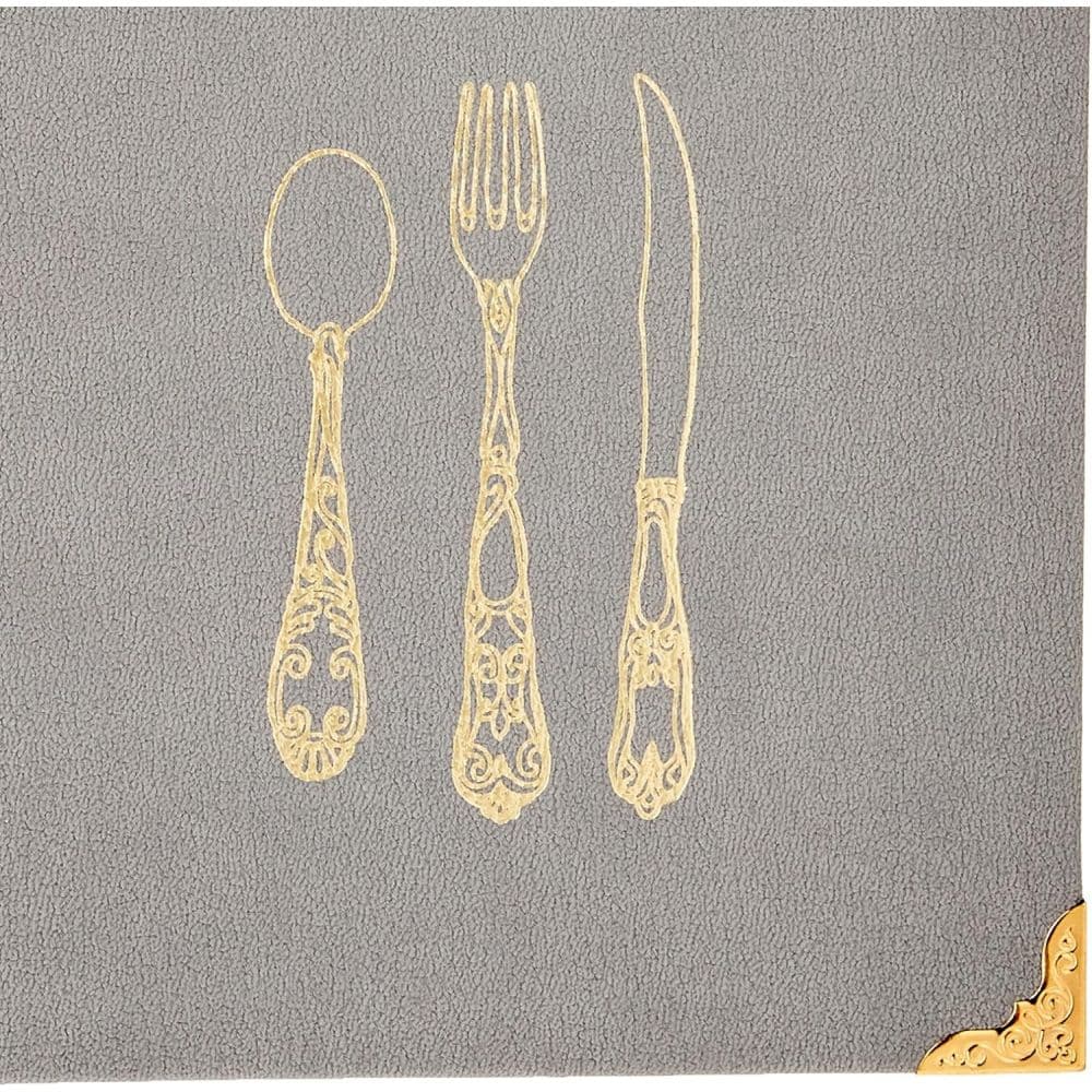 Gray Leatherette Recipe Binder Sixth Alternate Image