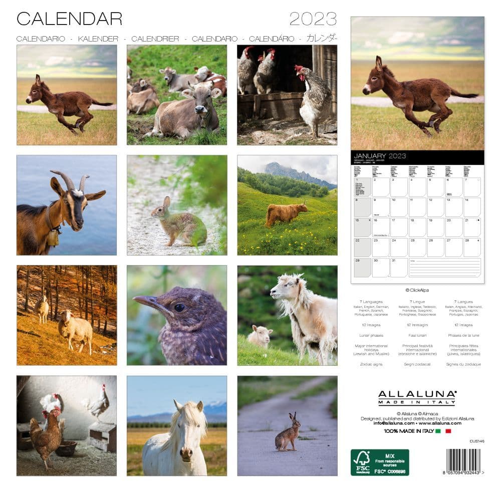 FARM 2023 12 x 12 WALL CALENDAR - Calendars.com