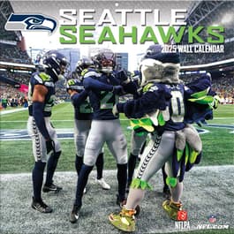 Seattle Seahawks 2025 Wall Calendar