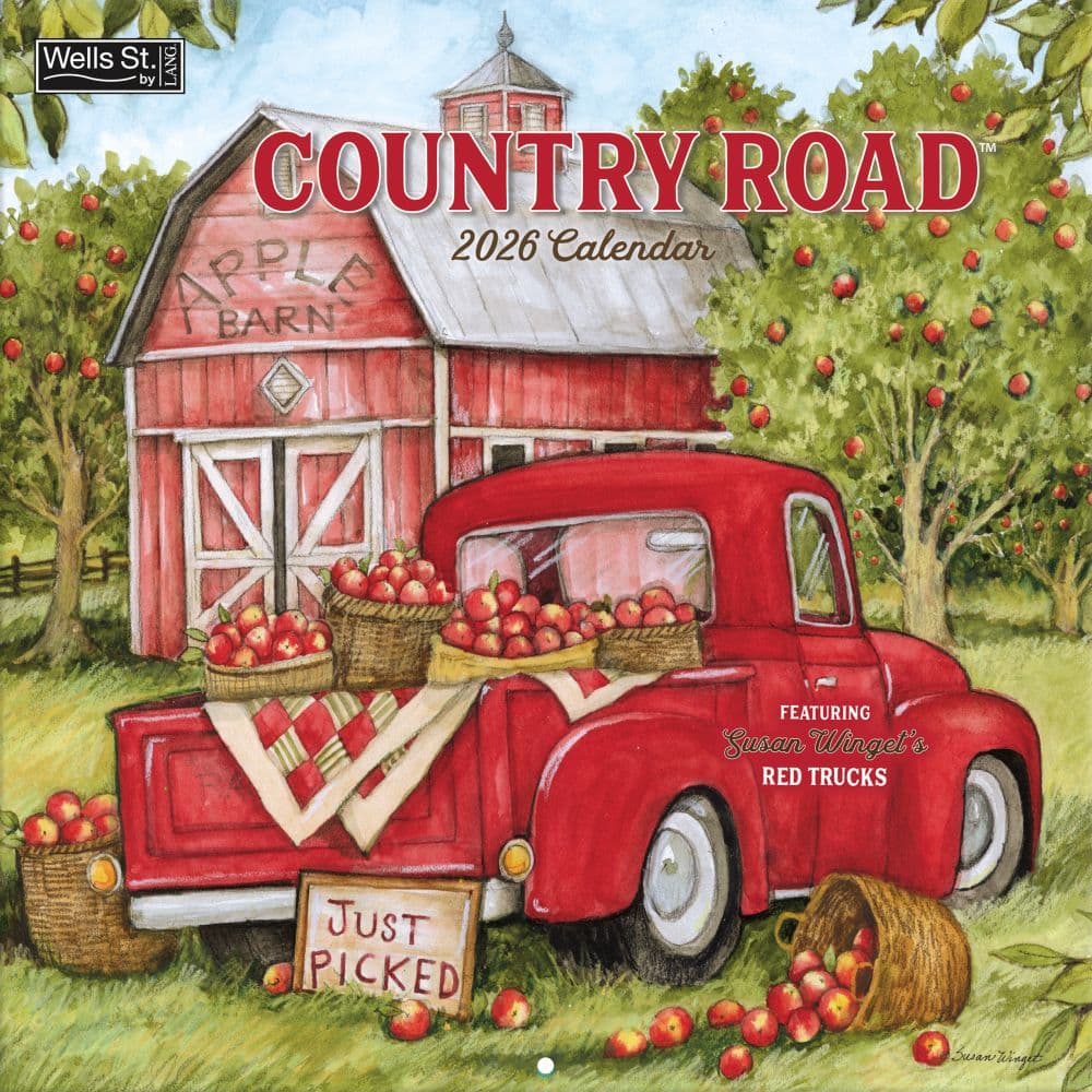 Country Road 2026 Wall Calendar by Susan Winget