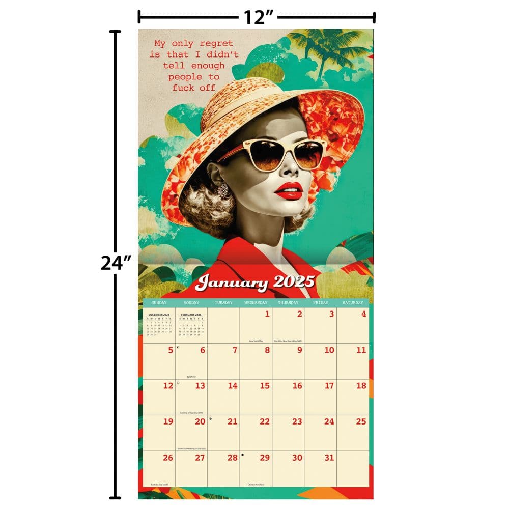 Bitch Please 2025 Wall Calendar Fifth Alternate Image