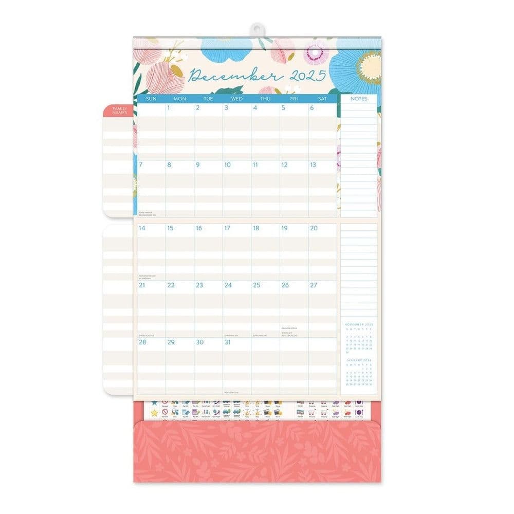 Bella Flora Do It All 2025 Wall Calendar Second Alternate Image width=&quot;1000&quot; height=&quot;1000&quot;