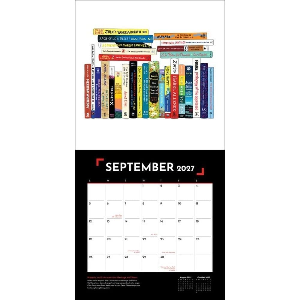 Banned Books 2027 Wall Calendar Fourth Alternate Image