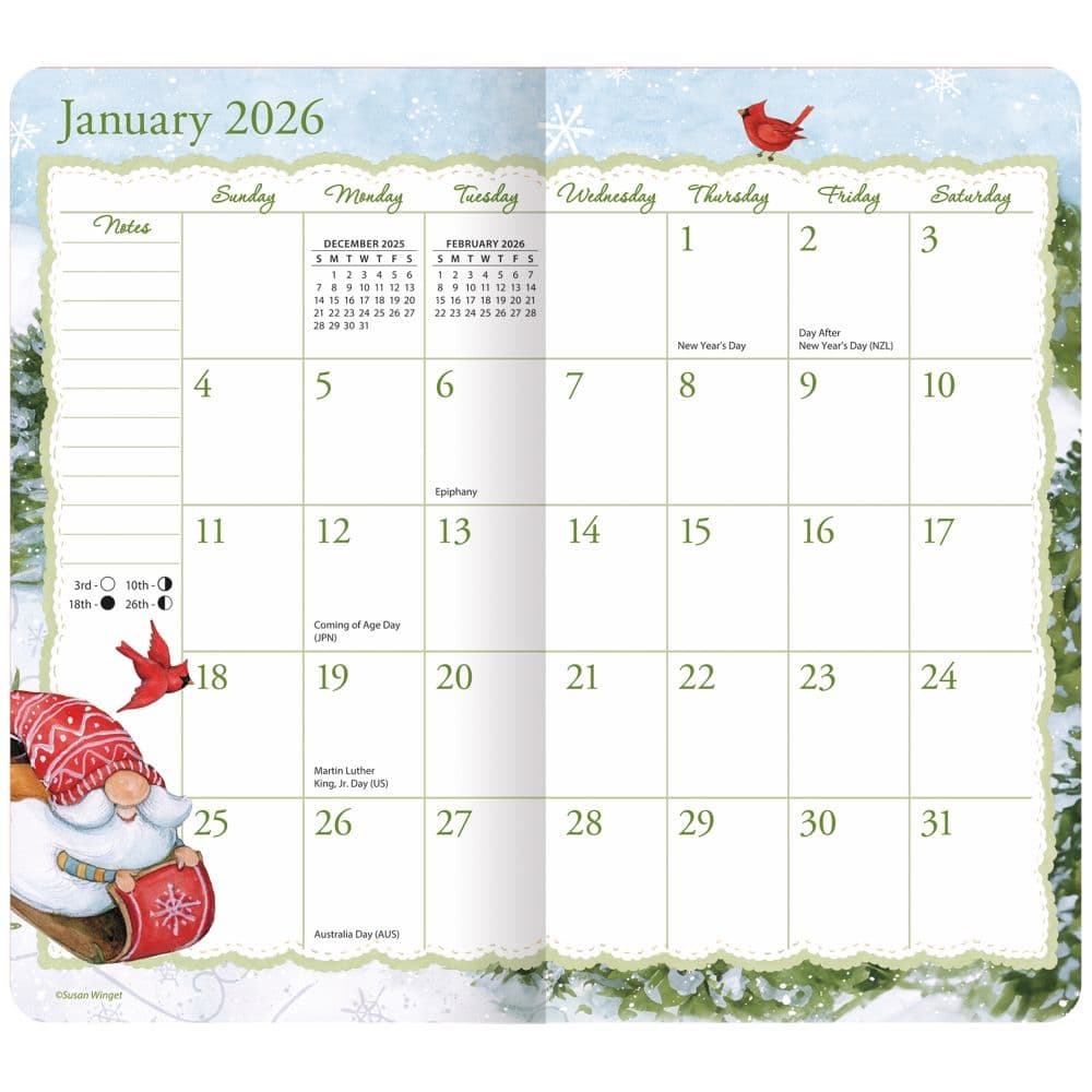 Gnome Sweet Gnome 2 Year 2026 Pocket Planner_ALT1