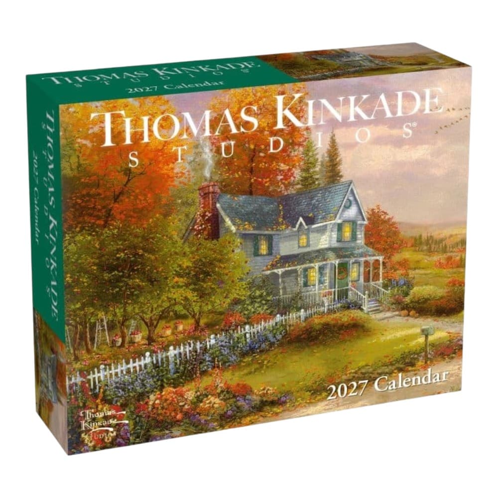 image Thomas Kinkade Painter of Light 2027 Desk Calendar Main Product Image