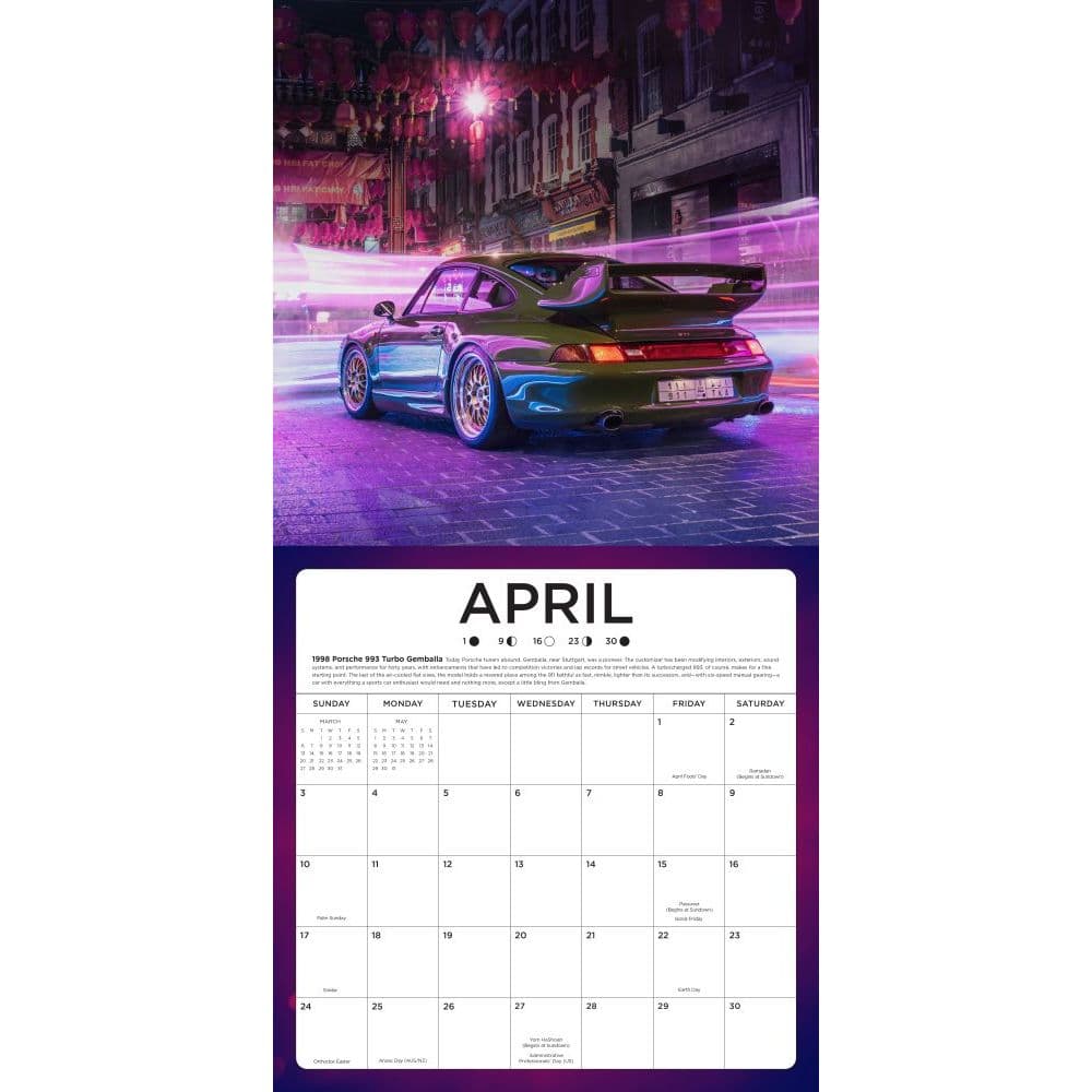 Supercars 2022 Wall Calendar - Calendars.com