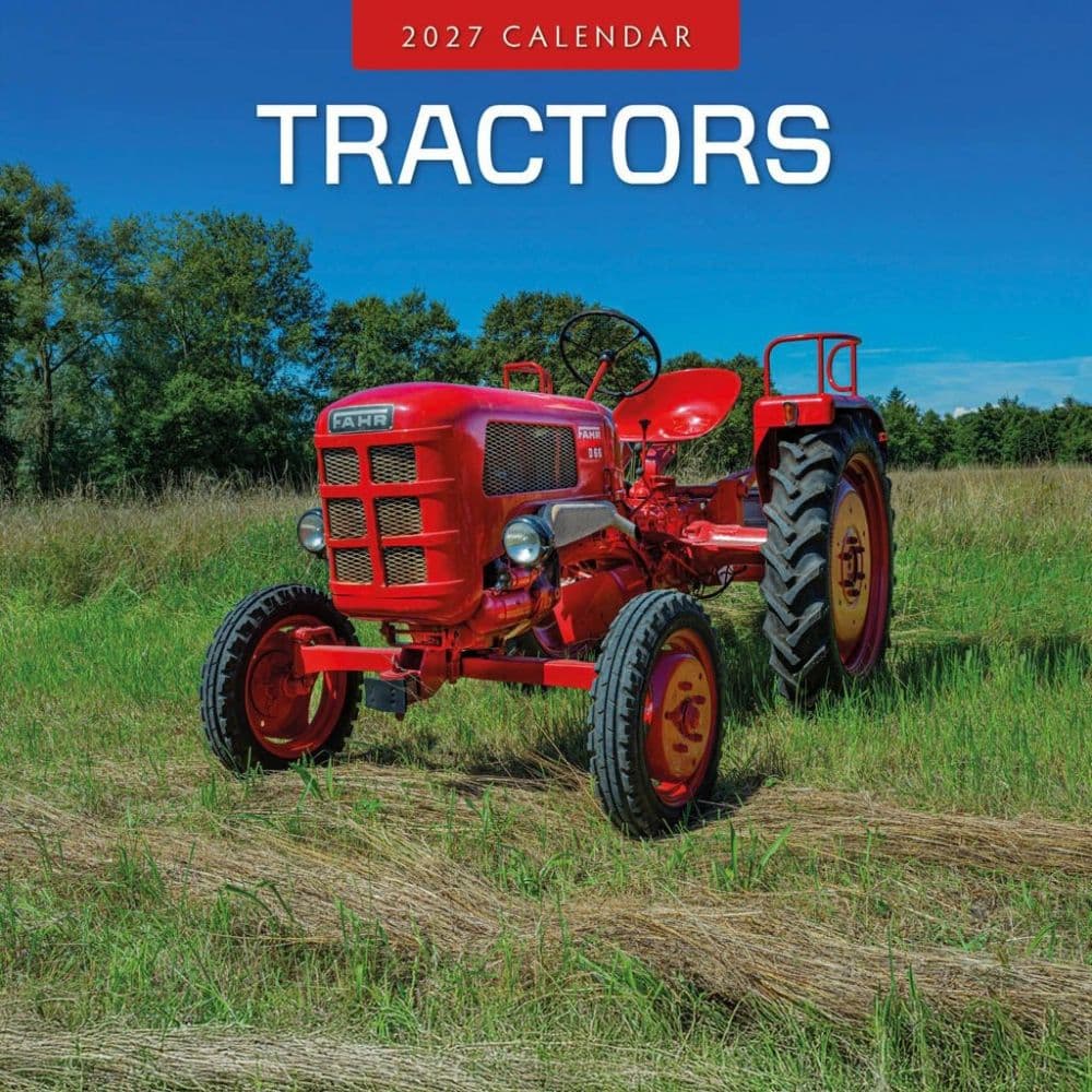 image Tractors 2027 Wall Calendar Main Product Image
