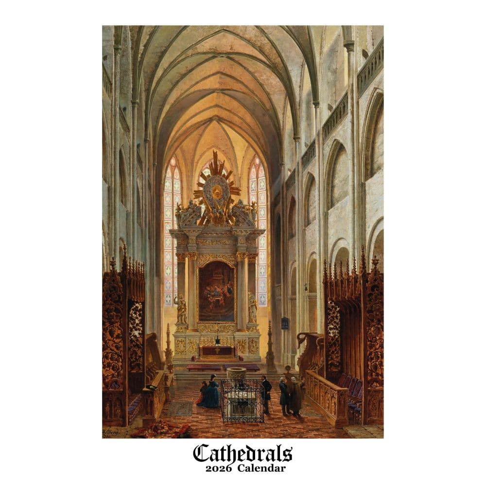 Cathedrals 2026 Poster Wall Calendar Main Product image