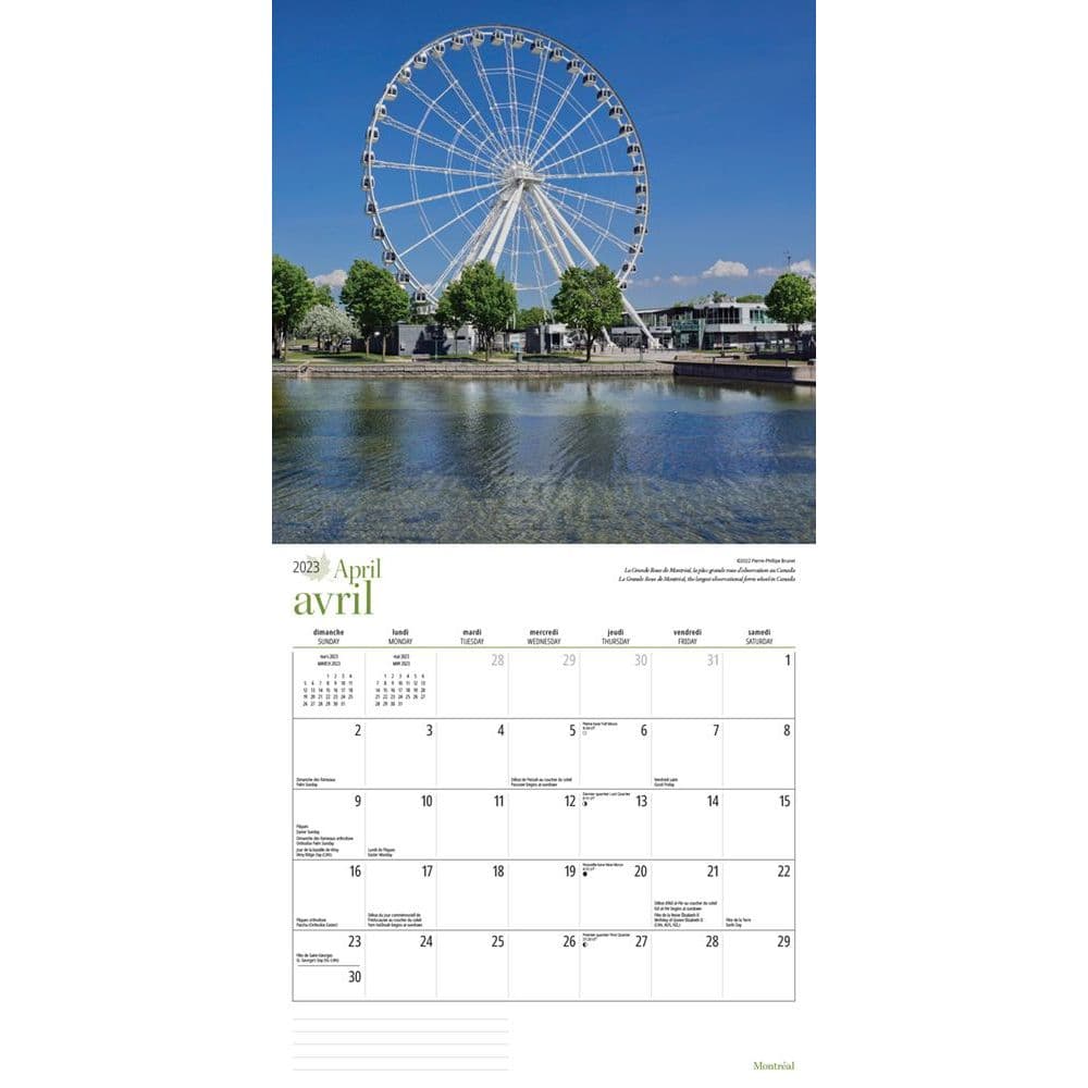Ferris Calendar 2023 Montr Al 2023 Wall Calendar - Calendars.com