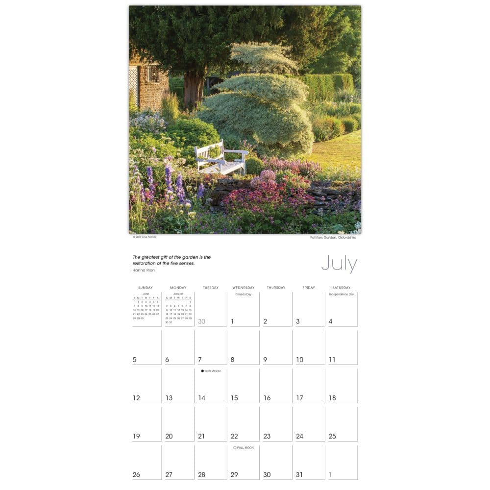 Glorious Garden 2026 Wall Calendar Third Alternate Image